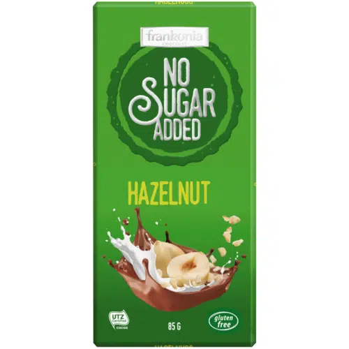 Frankonia Milk Chocolate With Hazelnuts, Sweetener Maltitol & Fibre Inulin 85gm