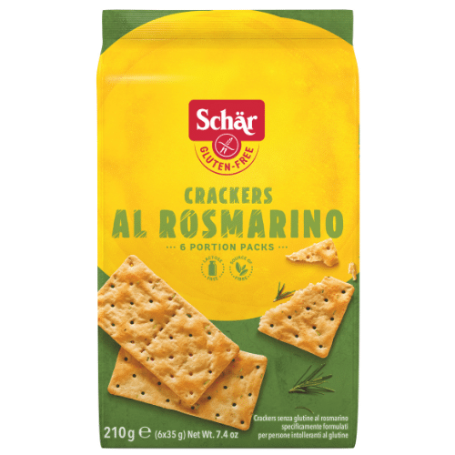 Schär Gluten Free Crackers Rosemarino 210 gm