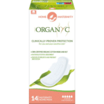 فوط صحية عضوية مابعد الولادة 100%من القطن العضوى 14حبة