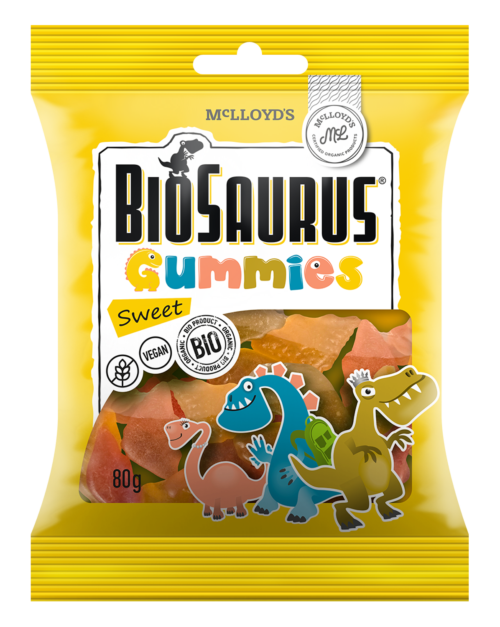 حلوى بيوسورس العضوية - 80 جم