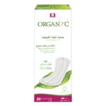 فوط صحية يومية مسطحة خفيفة التدفق ماكسي من القطن العضوي 100% - 20 حبة