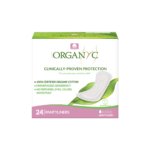 100% Organic Cotton Folded Panty Liners Light Flow - 24 Pcs