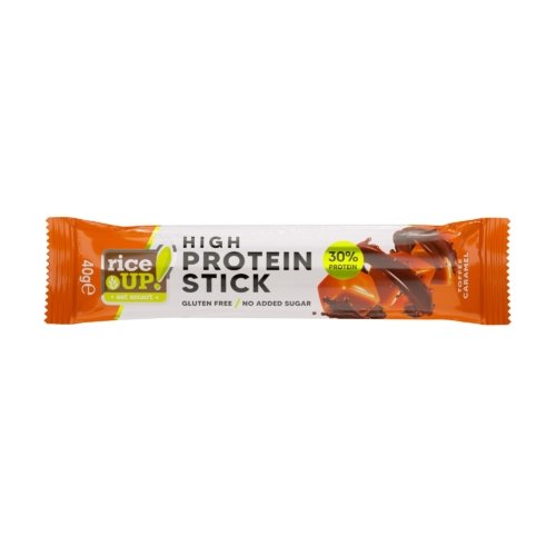 RiceUP! Protein Stick Toffee Caramel, 40 g