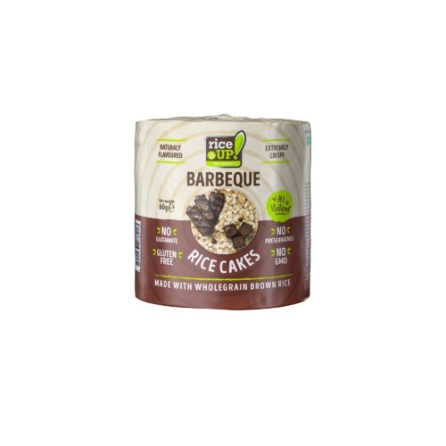 Rice Up POPPED Wholegrain Brown Rice Cakes with Barbecue flavour